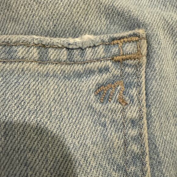 Madewell jeans women size 27P light blue slim Demi boot light wash - Picture 8 of 10